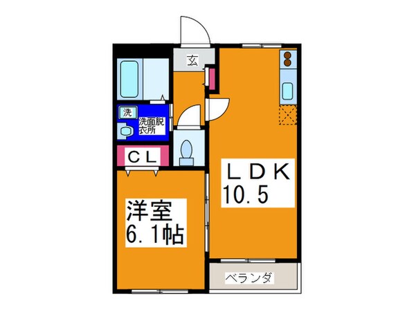 Casa de la J.の物件間取画像